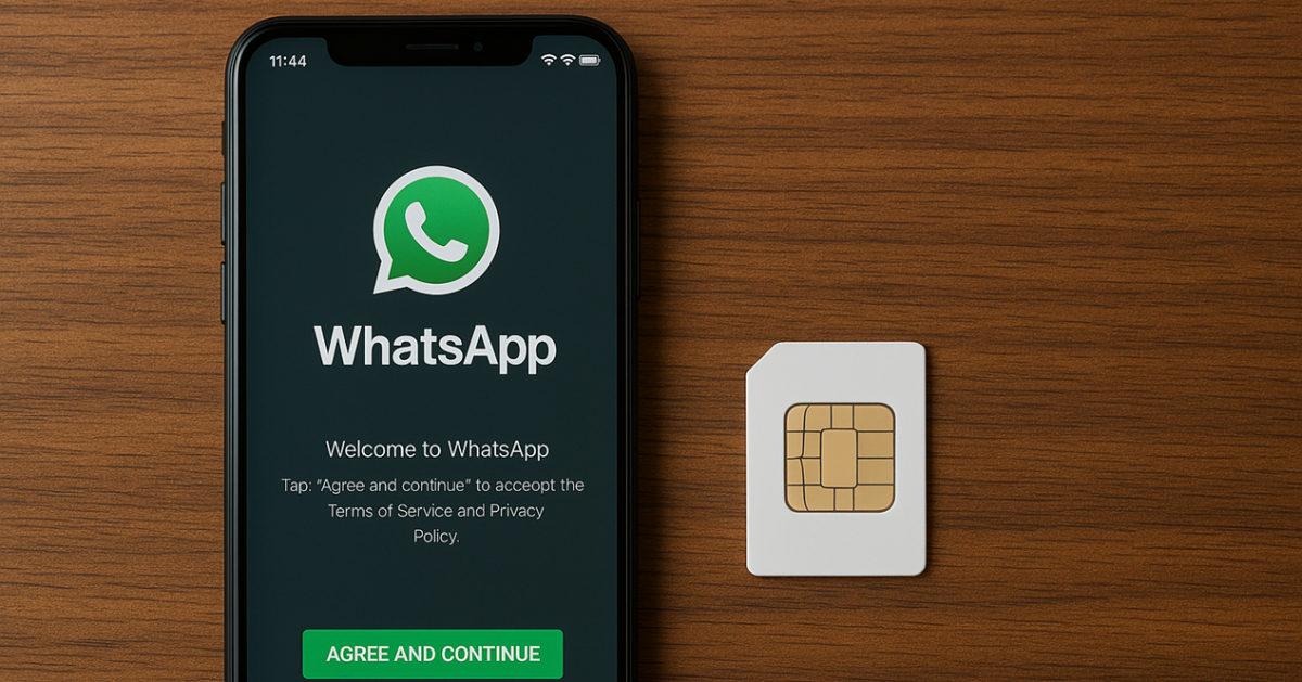 WhatsApp需要SIM 卡嗎？